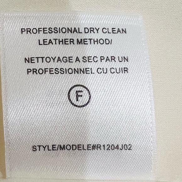 Robert Rodriguez 100% White Phyton Leather Jacket Size 8 Preowned Side Pockets - Picture 7 of 12